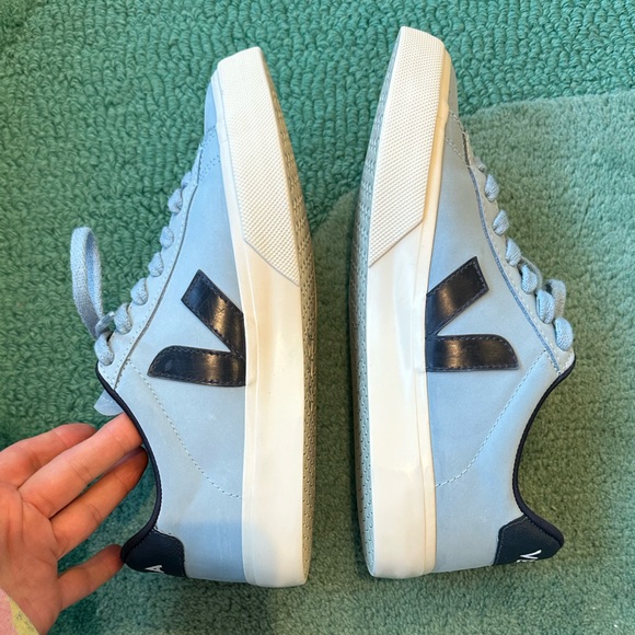 Veja NEARLY NEW Campo special edition nubuck steel náutico leather low top -8 - Picture 11 of 16